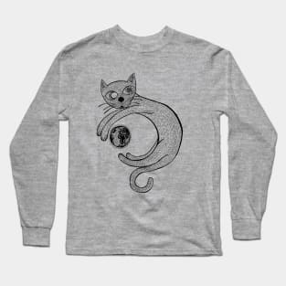 The Universe is a Cat Long Sleeve T-Shirt